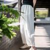 Spring Summer Artistic Loose Sand-Washed Linen Casual Pants for Women - Slimming, Lightweight Meditation Lantern Style