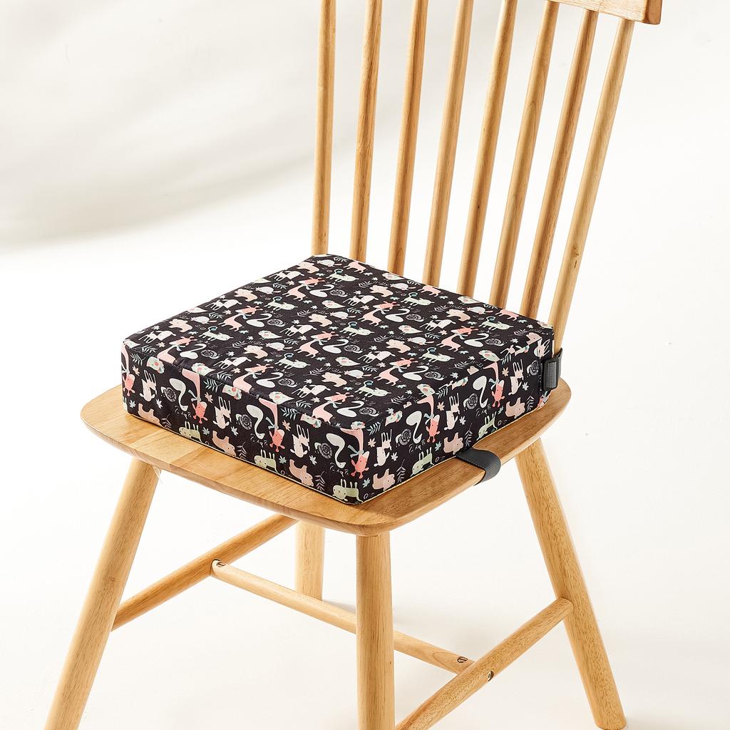 Adjustable Removable Safety Cushion for Kids Booster Seat Baby Dining High Chair Heightening Pad Pillow Children Feeding Chair