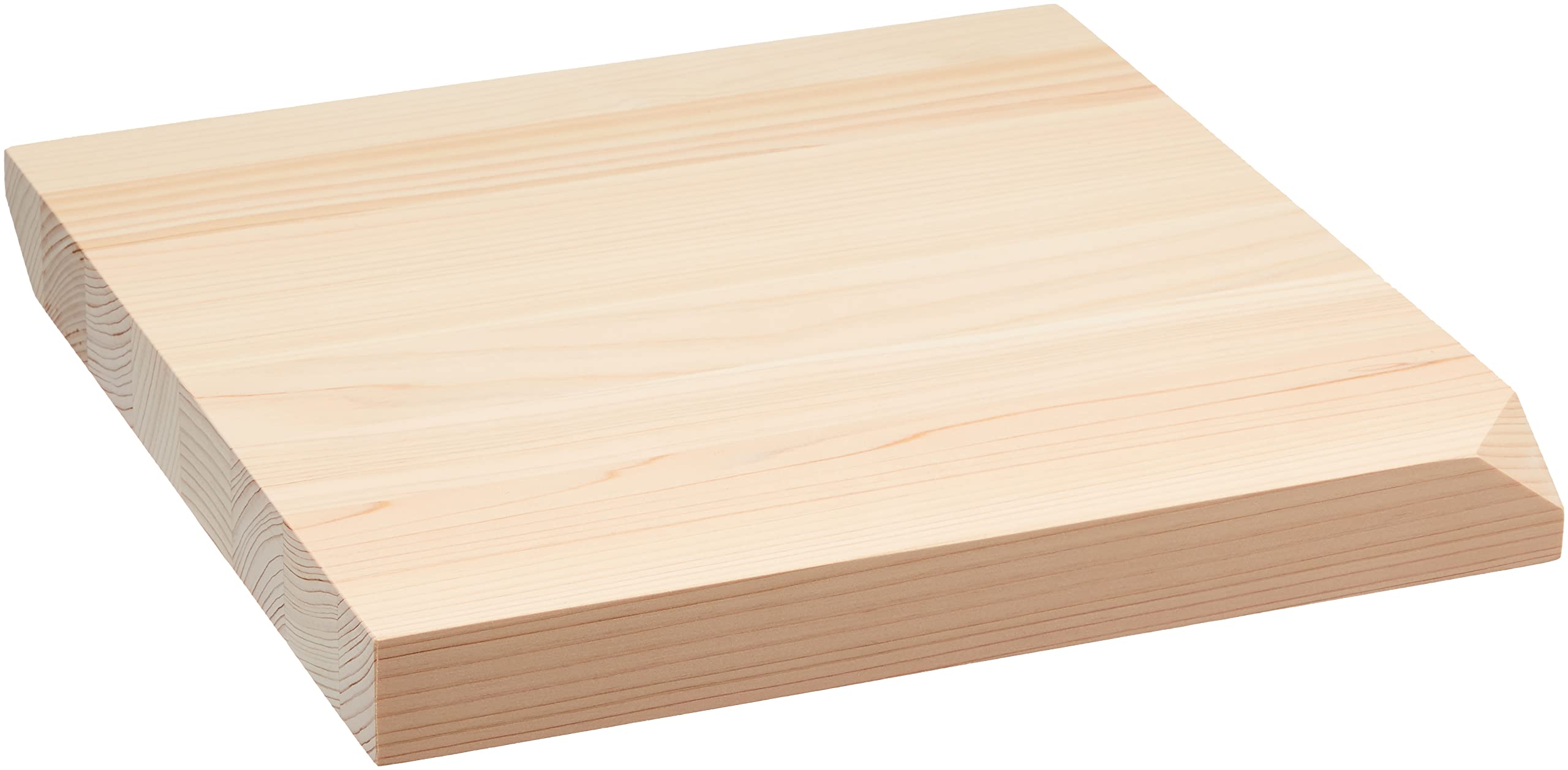 

Yamako Cutting Wooden 27 x 27 x 3 4157 Japanese-made Board, Taidokoro, Hinoki, MANAITA, Box, cm, бежевый