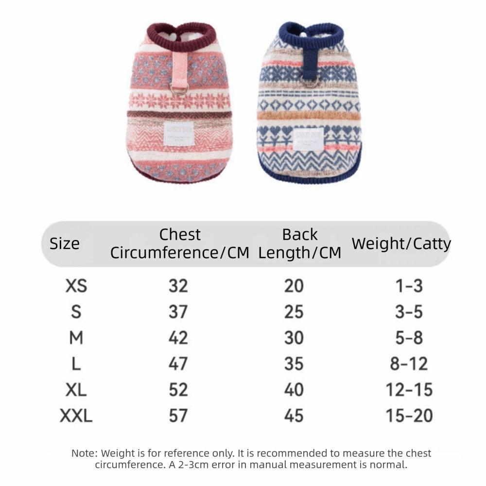 Fleece Lined Pet Dog Clothes Thickened Cat Clothes New Teddy Bear Coat  Winter