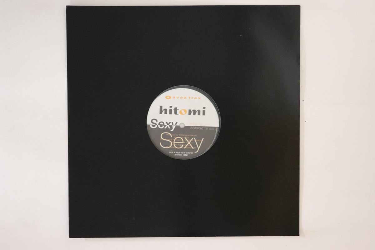 

12inch Record HITOMI - Sexy AVJT2312 AVEX TRAX 1996 Japan Japanese Pop/Rock Used