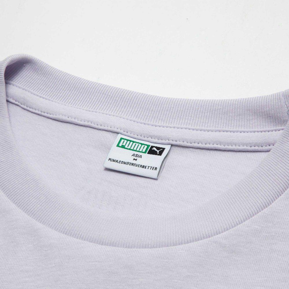 New PUMA T Shirts Women's Light Purple 627175-68