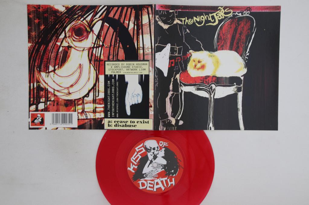 7inch Record NIGHTJARS - Cease To Exist KOD002 KISS OF DEATH 2006 UK Rock Used