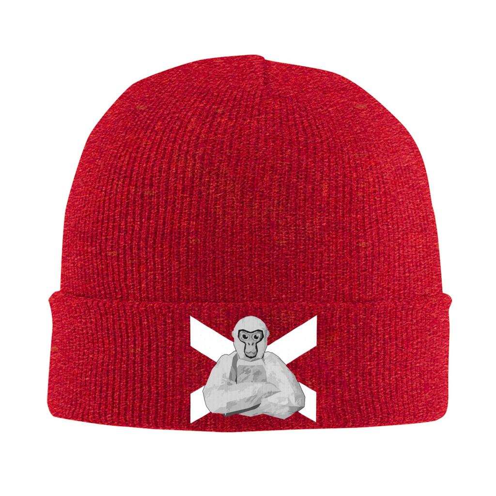 Gorilla Tag Warm Knitted Cap Winter Knit Bonnet Hat Skullies Beanies Hip Hop Caps for Unisex