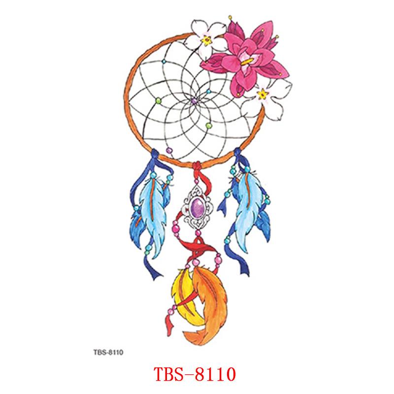 Waterproof Tattoo Sticker, Small Flower Arm, Totem, Semi-Permanent Tattoo Sticker Tattoo