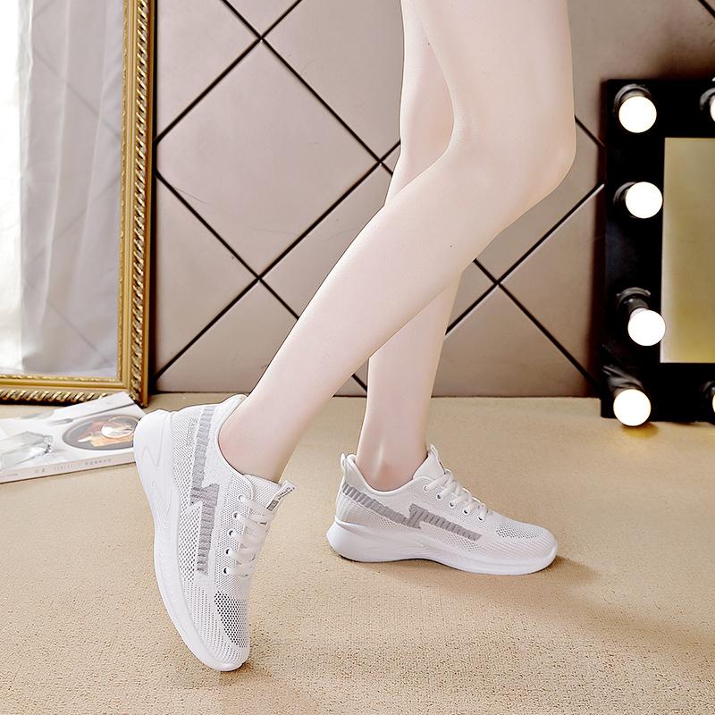 Fashion Woven Breathable and Comfortable Women's Sports Casual Running Shoes Fashionable and Popular Women's Casual Running Shoes