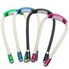 5-1PCS LED Night Light Flexible Handsfree Hug Neck Reading Book Lights Bent Adjusted Freely Flashlight Battery-powered Lamps
