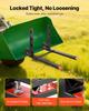 Pallet Forks, 1814 Kg Clamp On Pallet Forks, 149 Cm Total Length Heavy-Duty Tractor Fork with Anti-Tilt Bar & Adjustable Stabilizer Bar, Fit for