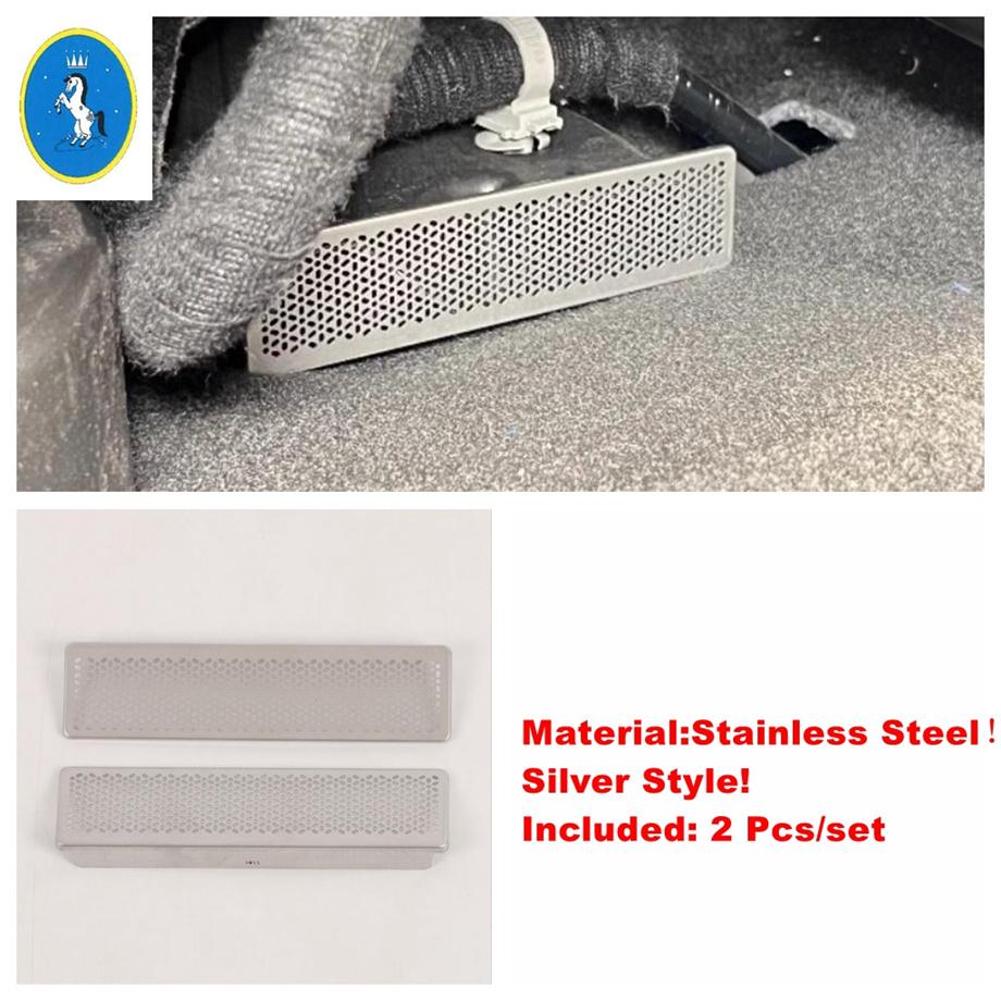 Car Air Outlet Cover Air Exhaust Cover Under Rear Seat Air Exhaust Fit For Mazda CX-50   2024 Black / Silver Accessories