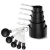 8-Piece Kitchen Measuring Spoon & Cup Set with Stainless Steel Handles