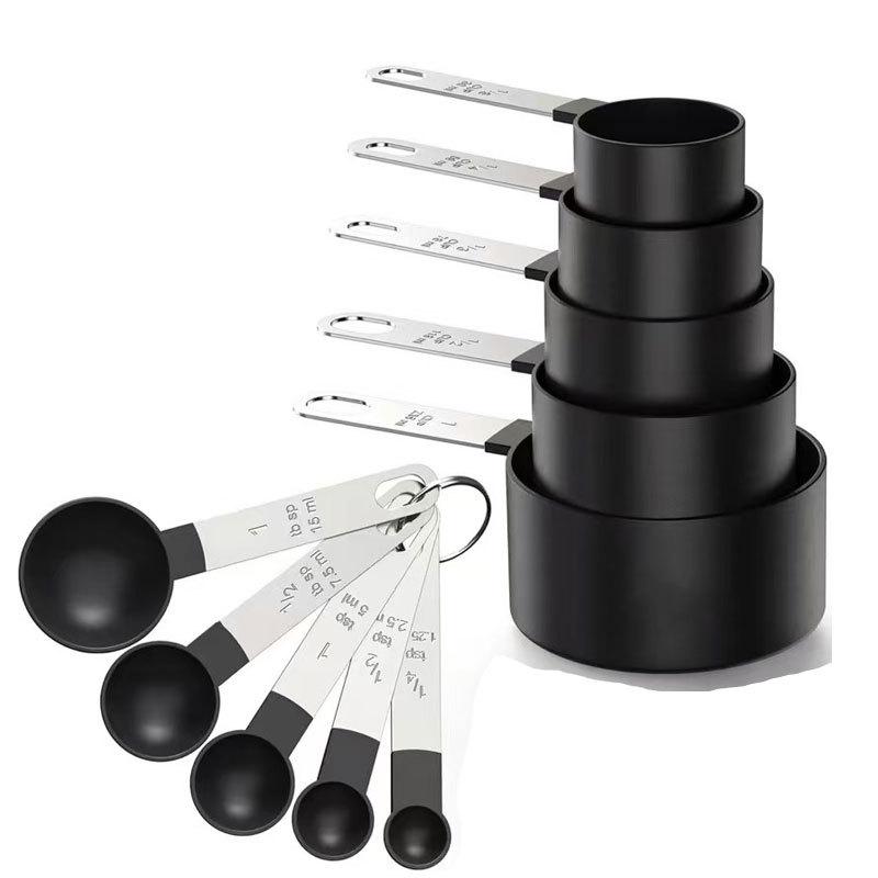 8-Piece Kitchen Measuring Spoon & Cup Set with Stainless Steel Handles