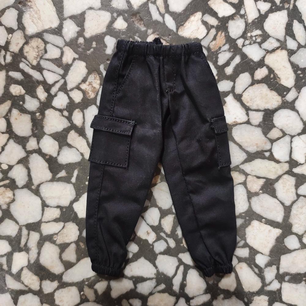 1/12 Scale Overalls Combat Pants Trousers Jeans Clothes Accessories Model for 6'' Romankey Soldiers Action Figure Body Dolls