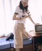 Ledeoli Studded Cotton Cargo Bermuda Pants [2 Colors]