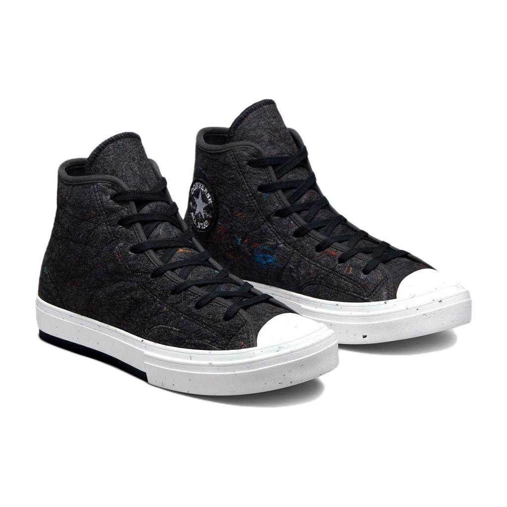 Converse Renew Chuck Taylor All Star 1970s Redux Scrap High-Top Canvas Shoes Unisex Sneakers Black A03269C