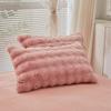 Winter Thickened Milk Velvet Four-piece Bed Sheet Quilt Cover Bed Warm Rabbit Velvet Quilt Cover Flannel Coral Velvet Bed Skirt Three-piece Set