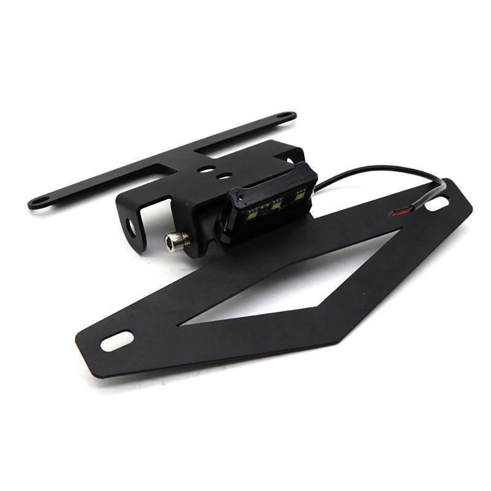 

Задний держатель номерного знака мотоцикла, кронштейн рамки со светодиодной подсветкой для Benelli 752S 752 чёрный