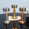 Touch Switch Dimmable Retro Metal Small Battery Operated Lamp Rechargeable Cordless Restaurant Table Lamp