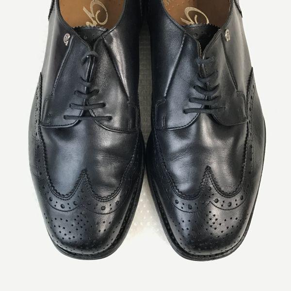 Excellent Condition Dutch Heritage Greve Leather Goodyear Welt Wingtip 6 / 25.0cm / Black(USED)