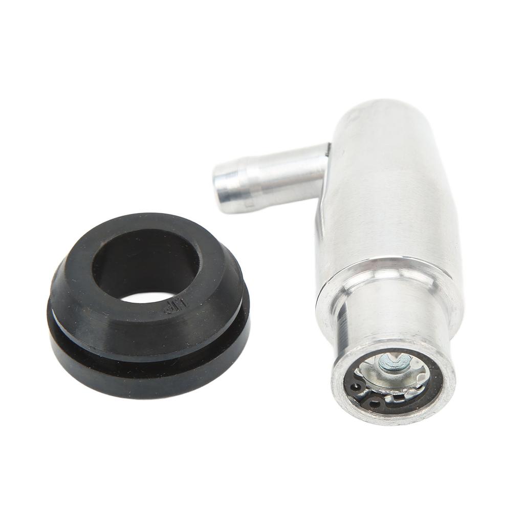 3/4in PCV Valve 3/4in PCV Valve Cover Breather with Grommet Polished Aluminum 6008 Replacement for PCV Valve Cover Breather