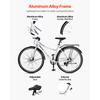 SucceBuy Hybrid Bike Lightweight Aluminum Frame Bike 700c Wheel Hybrid Bicycle Step-Through Adult Urban City Commuter Bikes