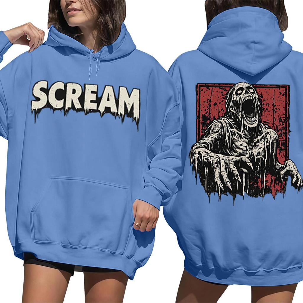 Women's Fashion Long Sleeve Sweatshirt with Graphic Print for Casual Daily Wear