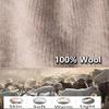 Knitted 100% Wool Cross-Perforated Scarf For Women Winter Soft Solid Fashion Neck Warmer Elegant All Match Decoration Scarves
