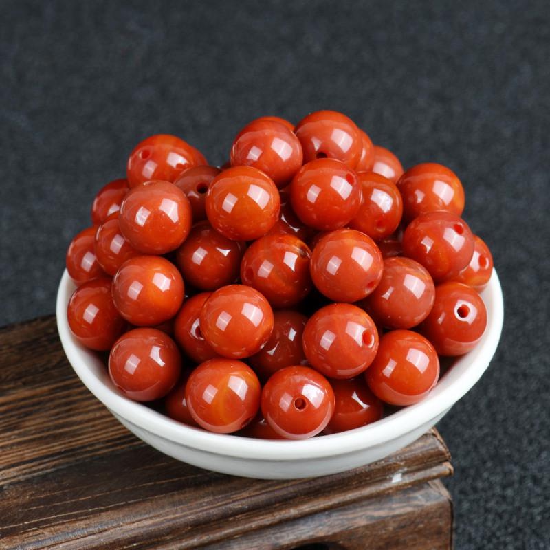 

Sichuan Liangshan Red Agate Beads for DIY Jewelry Making 3mm