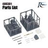 ROKIT STUDIO 1/48 AV-8B Harrier II Fahrwerk (für Uma Models) Kunststoffmodellbauteile RKS480301 (Flugzeug)