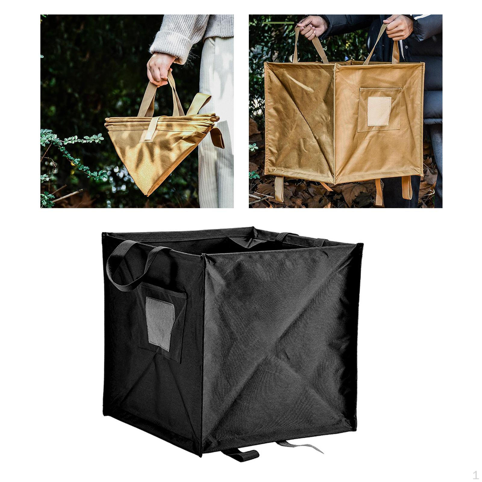 

Складной мусорный бак для кемпинга, складная корзина, многофункциональная складная корзина для мусора для пикников Black Small