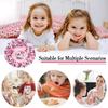 Elastic Kids Silky Satin Bonnet Cap Sleeping Hat Night Sleep Baotou Cap Cute Bow Hair Care Nightcap Bonnet Turban