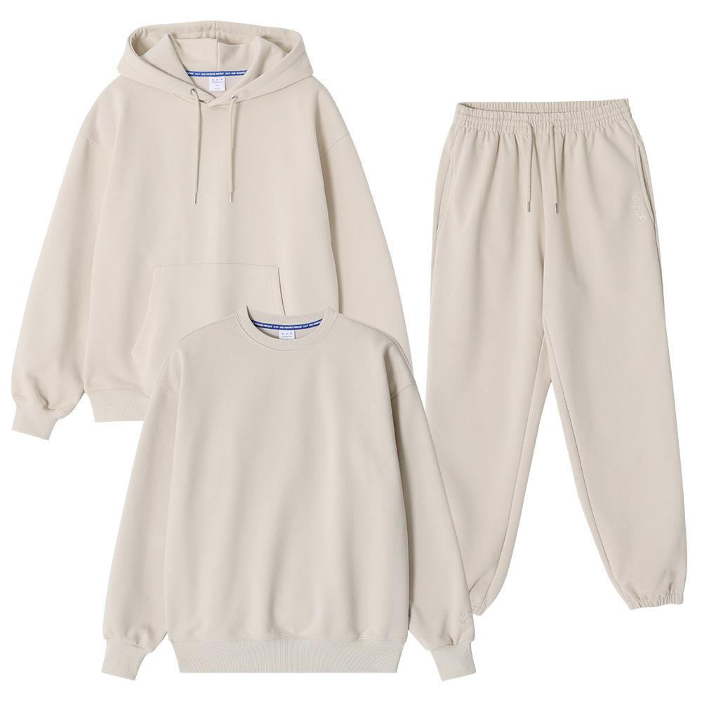 Ohp Oversized Heavy Sweatshirt + Hoodie + Jogger Pants Set 5 Colors