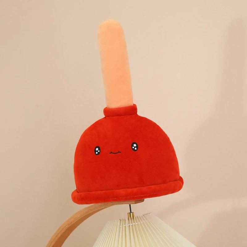 Funny Toilet Cleaner Plush Toys Creative Poop Plunger Stuffed Doll Friends Kawaii Room Decoration Birthday Gift for Friends