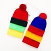 Color Matching Knitted Hat Warm Pullover Cap New Beanies Cap  Unisex