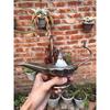 Antike Vintage Aladdin Messing Genie Öllampe 8" Nautischer Chirag Räuchergefäß