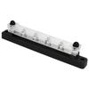 Marine Power Distribution M6 Screw Power Distribution Block 6 Terminal DC 12V-48V Bus Bar Distribution Block Watercraft