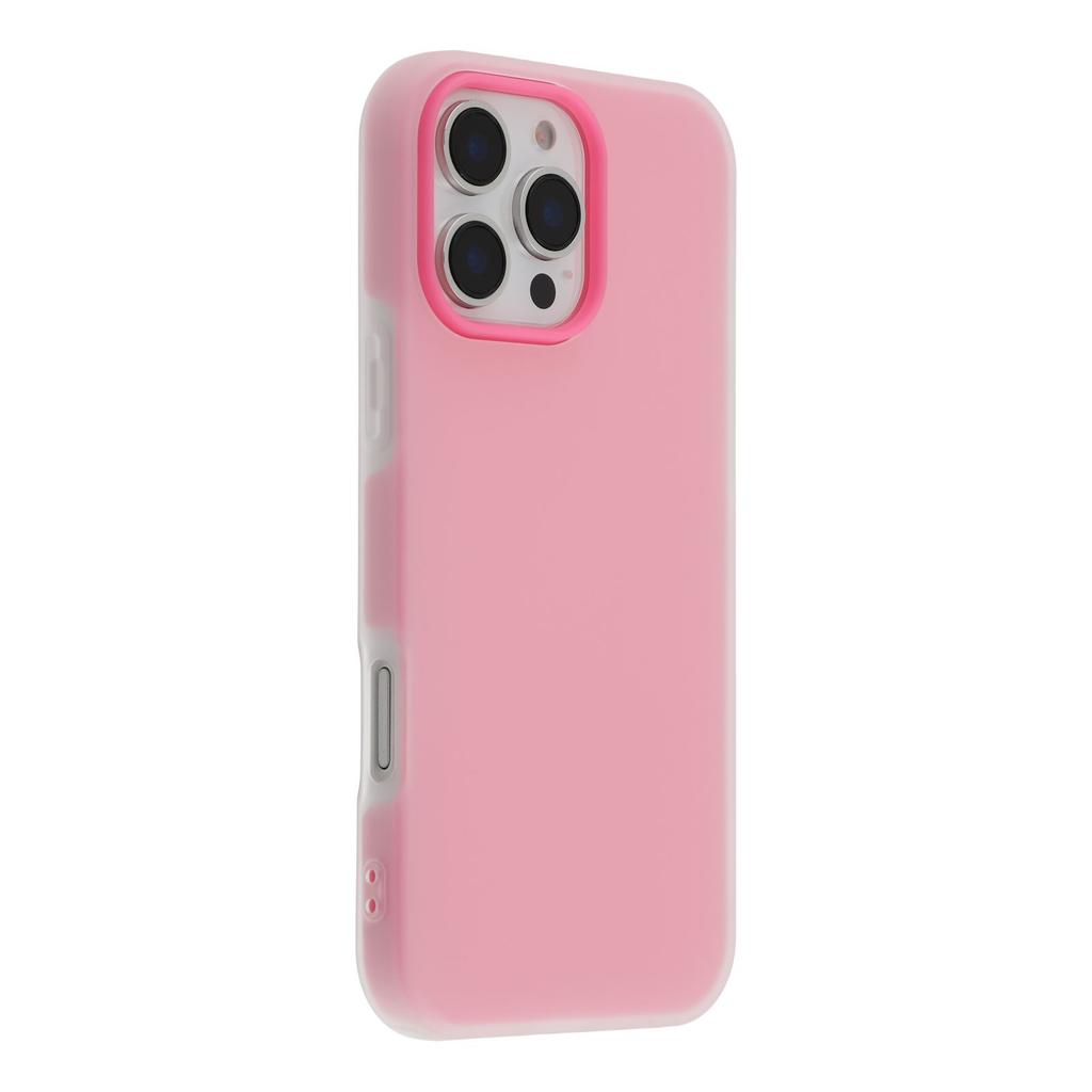 For iPhone 16 Pro Max Case 2 in 1 PC+TPU Frosted Phone Case Large Camera Cutout