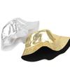 Solid Color Sun Hat Reversible Bucket Cap Simple Fisherman Hat  Outdoor