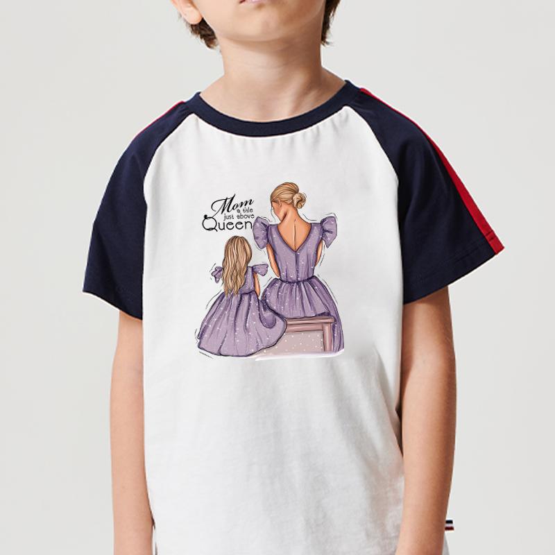 16x19Cm Mama-Mädchen-Aufnäher zum Aufbügeln, Aufdruck auf T-Shirt, Kleideraufkleber, DIY, waschbar, Bekleidungszubehör, Wärmeübertragungsaufkleber auf Kleidung