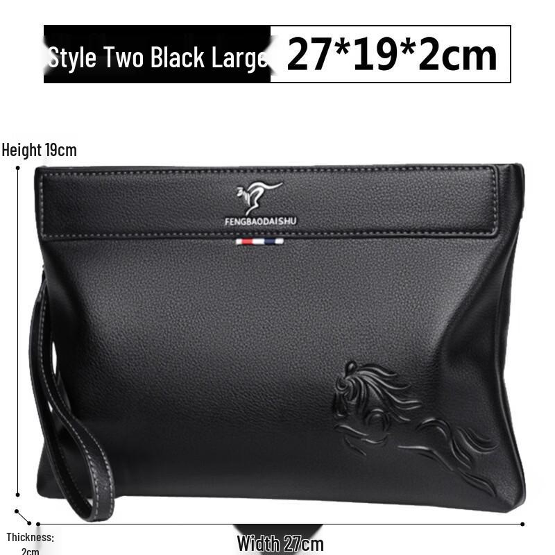 

Li Shen Men s Zipper Clutch Bag
