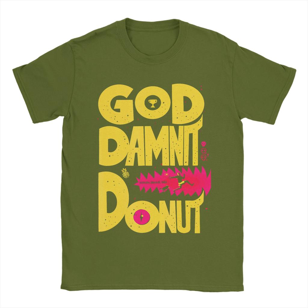 Verdammt Donut Lustiges Buchliebhaber T-Shirt Sommer Neuheit T-Shirts Herren Reiner Baumwolle O-Ausschnitt Übergroßes Oberteil T-Shirts Kurzarm Oberteile