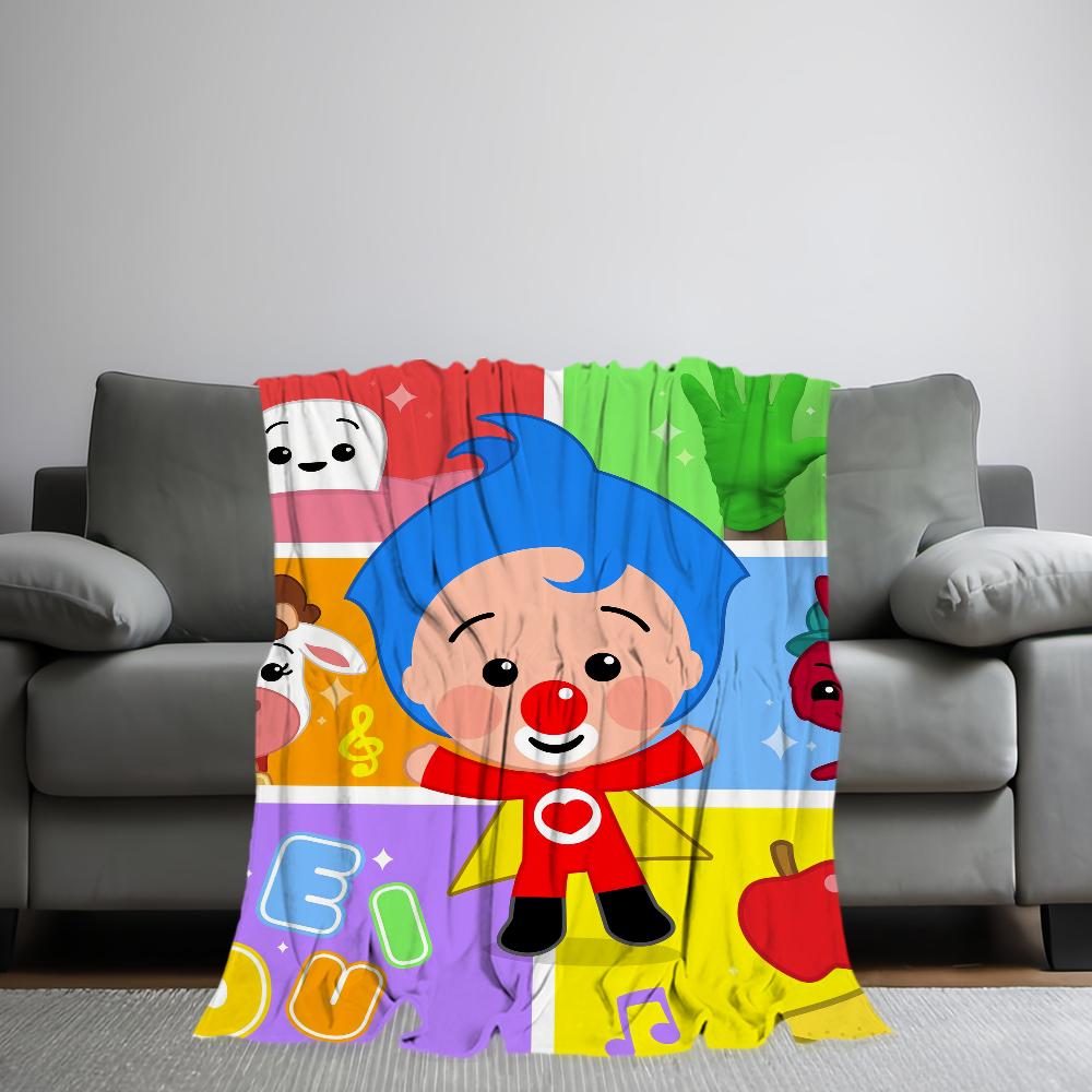 P-Plim Cute Blanket Comfortable Skin Friendly Soft Sofa Living Room Bed Bedroom Blanket Suitable for Travel and Gifts