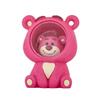 Pink Resin Starlight Bear Figurine Bedroom Atmosphere Night Light Gift For Couples