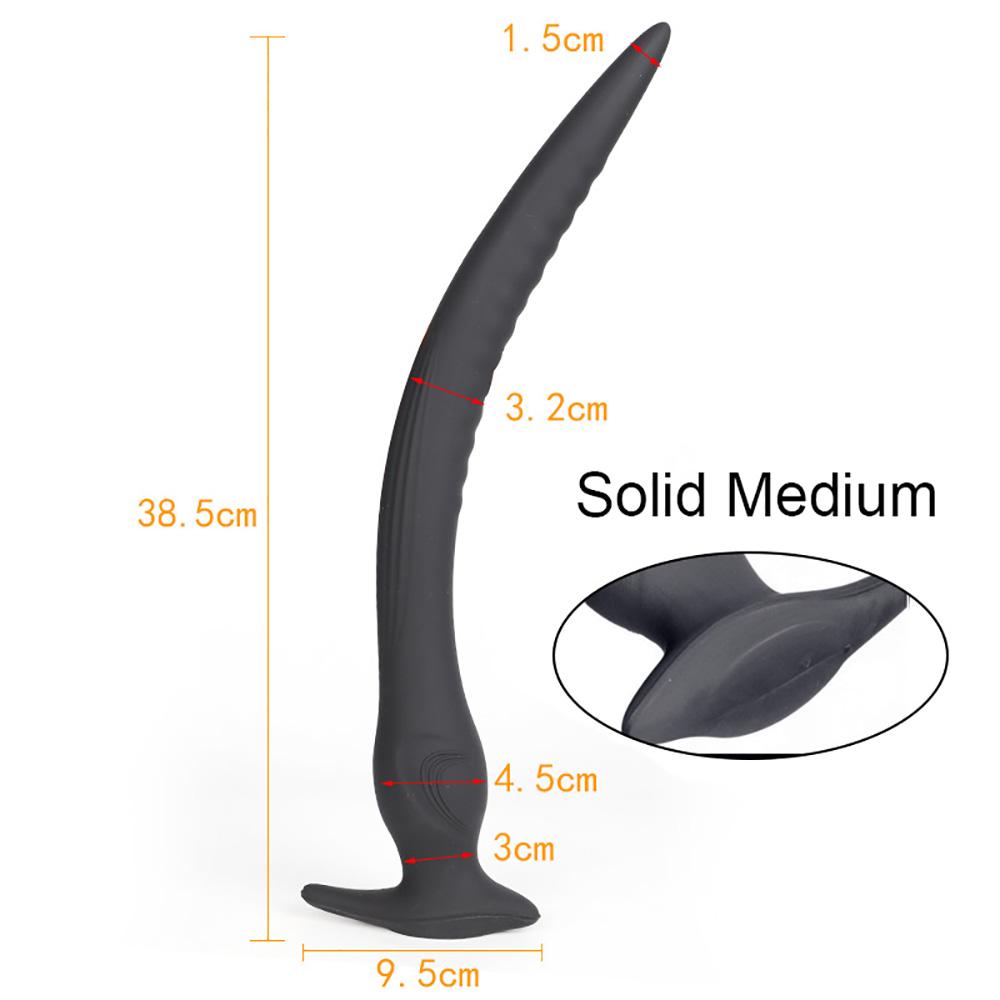 55cm Long Anal Plug Hollow Butt Plug Liquid Silicone Soft Anal Dildo For Women Men Prostate Massage Inflatable Buttplug Sex Toys