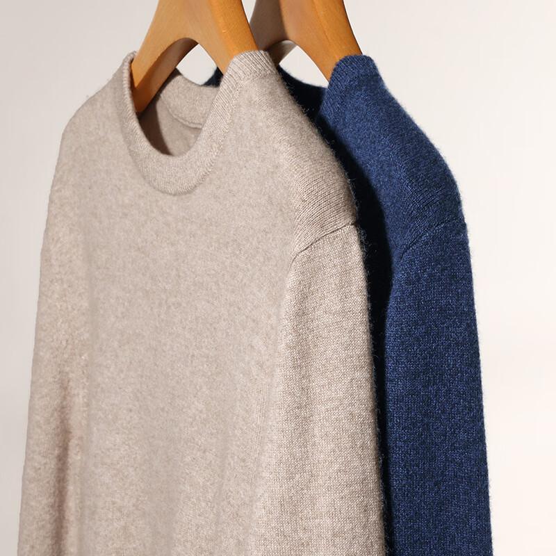 Antonio Men's 100% Cashmere Crew Neck Sweater