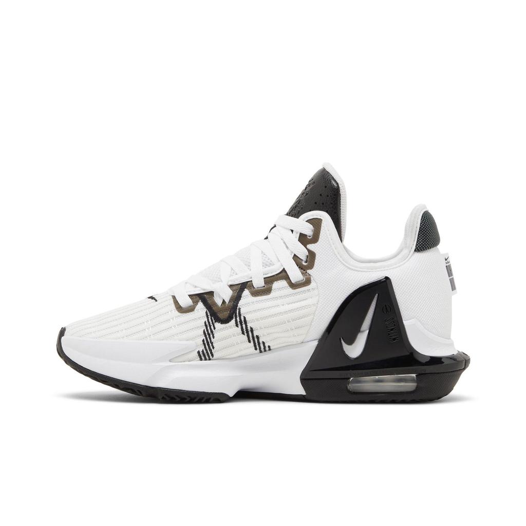Nike LeBron Witness 6 TB 'White Black' (Unisex) White / White / Black Basketball Shoes DO9843 100