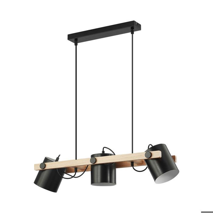 Dekorative Hängeleuchte - BRAYTRON - BV02-00011 - 3xE27 - 23W - Schwarz & Getränk