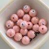 1Pc 16Mm Round Acrylic Big Hole Billiards Ball Loose Spacer Beads For Jewelry Making Diy Handmade Bracelet Findings