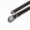 Ceinture de taille chic sculptée boucle alliage Y2K ceinture mode cuir PU