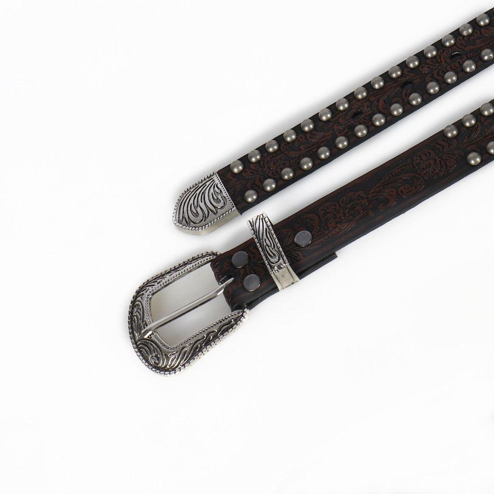 Ceinture de taille chic sculptée boucle alliage Y2K ceinture mode cuir PU