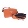 PRADA  1BH192 Shoulder Bag Orange leather Women